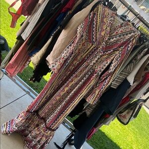 MISSLOOK Multicolor Geometric Maxi Dress